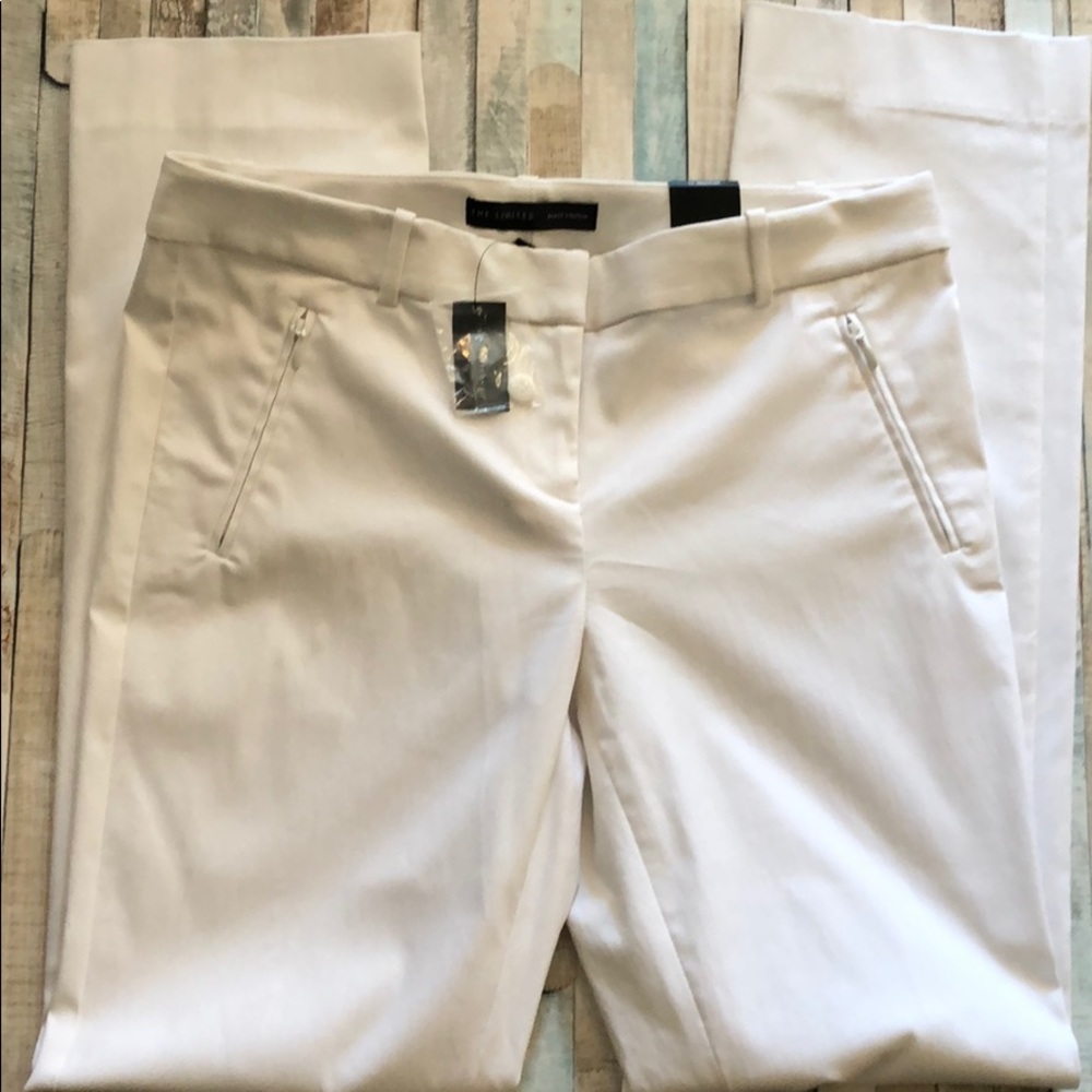 The Limited White Exact Stretch Pants